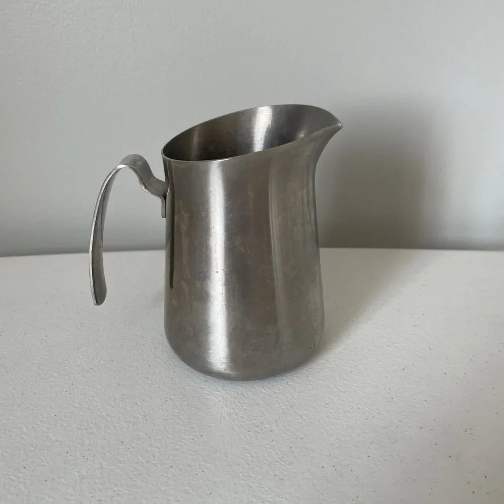 Stainless Steel Espresso Coffee Tea Milk Frother Pour Cup with Handle 5